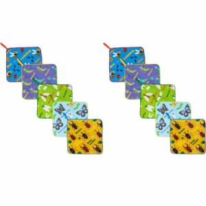 丸眞 ループタオル5枚組 2個セット ピッコリーノ わくわくインセクト 入園入学グッズ 入園入学準備 保育園 幼稚園 小学校 男の子 女の子 