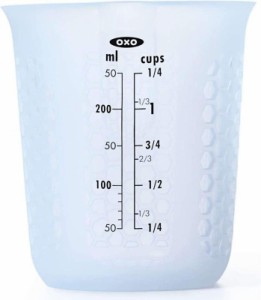 OXO(オクソー) 計量カップ 電子レンジ対応 シリコン メジャーカップ 小 250ml