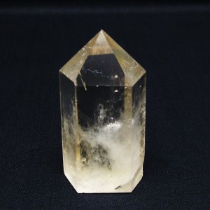 水晶 六角柱 水晶ポイント 原石 一点物 142-6033