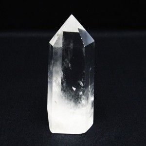 水晶 六角柱 水晶ポイント 原石 置物 一点物  142-6465