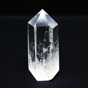 水晶 六角柱 水晶ポイント 原石 置物 一点物  142-6473