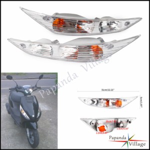 ウィンカークリアフラッシュライトジッパー2 50CC4ストローク100CC125CC1999-2019 バイクパーツ 部品 互換品 カスタム アクセ