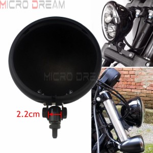 5.75インチヘッドライトハウジングバケットキットFORハーレー ダイナスポーツスター XL1200 XL883 FXDカスタムチョッパー5-3/4 インチLED