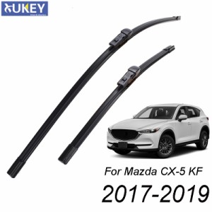 XUKEY 2個フロントガラスウインドスクリーンワイパーブレードマツダCX-5 CX5 KF MK2 2019 2018 2017 24インチ 18インチ