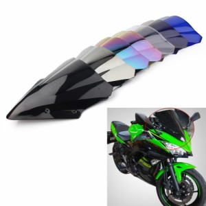 カワサキ ニンジャ650/2017/2018/2019 フロントガラスダブルバブルプラスチック ブレーカー バイクパーツ 部品 互換品 カスタム ア