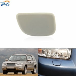 フロントバンパーヘッドライトヘッドライトウォッシャーノズル カバー Subaru Forester 2005-2008 未塗装ウォッシャージェット機