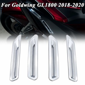 ホンダ黄金翼GL1800 GL 1800 2018 2019 2020バイクラジエータースロットトリムレーシンググリルトリムラジエーターベントトリム