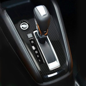 カーボンギアシフトボックスカバートリムステッカー装飾フレーム内装カーアクセサリー日産キックス2016-2020 ABS カスタムパーツ カーア