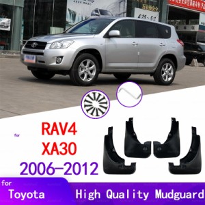 トヨタ RAV4 2006~2012 XA30 2007 2008 2009 2010 2011 車フェンダーマッドガードマッドフラップ ガード スプラッシュ フラップ