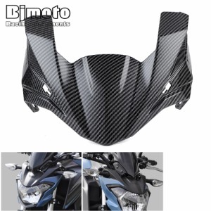 ヘッドライト上部カバーヘッドカウノーズフェアリング カワサキ Z 650 Z-650 2017 2018 2019Z650 アクセサリー バイクパー