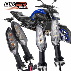 LEDウィンカーヤマハ MT-03 MT03 2016 MT-25 MT25 MT 15 2020 MT15 M-SLAZ 150ウインカーフロント