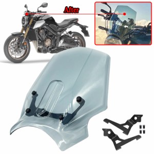 ホンダ CB650RCB1000R2018-2021ハイドデフレクターガラスフロントガラス バイクパーツ 部品 互換品 カスタム アクセサリー