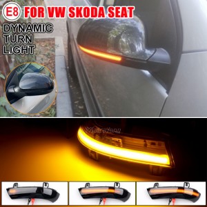 ダイナミックウインカー ターン シグナル LED フォルクスワーゲン ゴルフ 5 GTI バリアント ジェッタ MK5 パサート B5.5 B6 プ