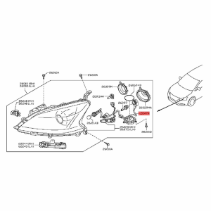 日産ヘッドライトモジュールLEDドライバーバラストTIIDANAVARRESYLPHY2016-2019HIDキセノンランプ制御アセンブリカスタム