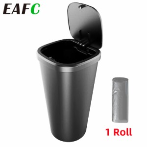 EAFC車ごみ箱自動オーガナイザー収納袋車ごみビン灰皿ダストケースホルダークリックオープンカバー