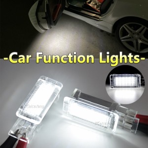 メルセデスベンツ R171 R199 W209 2D W203 マイバッハ W240 ビアーノ W639 W176 W246 C117 Canbus ホワイト車 LED カーテシードア ウェル