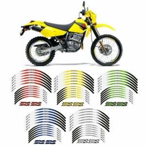 18インチ21リムストライプテープステッカーSUV DR-Z 400S DRZ 250 バイクパーツ 部品 互換品 カスタム