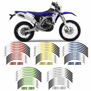 21インチ18インチ リムホイールストライプステッカーリフレクションテープヤマハ WR250R 2008-2022 バイクパーツ 部品 互換品 カス