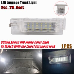 白色 LED ラゲッジコンパートメント トランク ブーツ ライト VW ゴルフ 4 MK5 MK6 MK7 パサート B6 B7 CC シロッコ ジェッタ トゥーラン 