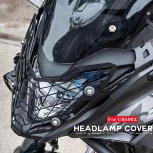 MklightechホンダCB500X cb 500X CB500 × 2019 2020 2021 2022ヘッドライトシールドガードプロテクターヘッドランプメッシュグリルカバ