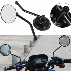 バックミラー付き 汎用 アルミサイド 10MM 8MM バイクパーツ 部品 互換品 カスタム アクセサリー