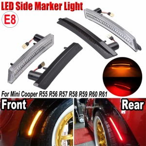 LEDサイドマーカーライトフロントリアサイドマーカーフェンダーランプカーアクセサリーBMWミニクーパーR55 R56 R57 R58 R59 R60 R61