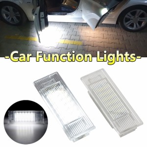 BMW F20 F21 F30 F31 F34 F32 F10 F11 F07 F01 X5 X1 X4 I3 I01 2pcs LED カーテシーインナーライト フットウェル下ドア ランプ