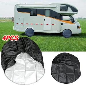 タイヤ収納バッグ,ホイールカバー,車のホイールプロテクター,RVトラック用,4個,27-32インチ