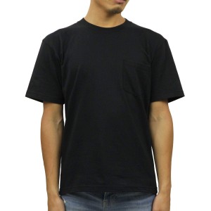 ヘインズ Tシャツ 半袖 丸首 綿100% 丸胴仕様 タグレス仕様 ビーフィポケットTシャツ ビーフィー H5190 メンズ ブラック XL
