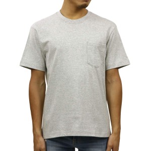 ヘインズ Tシャツ 半袖 丸首 綿100% 丸胴仕様 タグレス仕様 ビーフィポケットTシャツ ビーフィー H5190 メンズ ヘザーグレー M