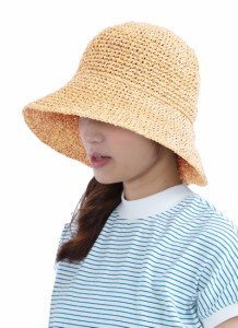 TRAX SHOP 麦わら帽子 帽子 レディース uv 折りたたみ ペーパー ハット ワイヤー 春 夏 春夏 日焼け防止 UVカット 日よけ 涼しい upf50 