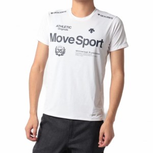 デサント クーリスト Tシャツ MOVE SPORT 吸汗速乾 放熱クーリング 丸首 半袖 メンズ WH XO