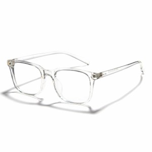 Cyxus シクサズ ブルーライトカットメガネ （透明レンズ） TR90 超軽量 pcメガネ UVカット 紫外線カット パソコン用メガネ 輻射防止 視力
