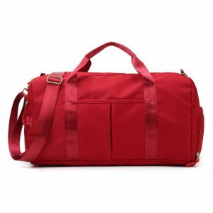 スポーツバッグ 修学 旅行カバン 大容量 ボストンバッグ ジム ヨガ 出張 duffel bag 35L シューズ収納付き 一泊二日 乾湿分離 斜めがけ 