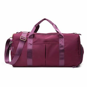 スポーツバッグ 修学 旅行カバン 大容量 ボストンバッグ ジム ヨガ 出張 duffel bag 35L シューズ収納付き 一泊二日 乾湿分離 斜めがけ 