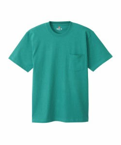 ヘインズ Tシャツ 半袖 丸首 綿100% 丸胴仕様 タグレス仕様 ビーフィポケットTシャツ ビーフィー H5190 メンズ ヘザーグリーン L