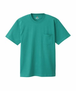 ヘインズ Tシャツ 半袖 丸首 綿100% 丸胴仕様 タグレス仕様 ビーフィポケットTシャツ ビーフィー H5190 メンズ ヘザーグリーン M