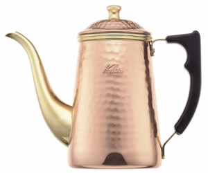 カリタ Kalita 経年変化を楽しむ 銅製 コーヒーポット 700ml 細口 ノズル 直火 日本製 Cuケトル700 #52262ドリップポット ケトル やかん 