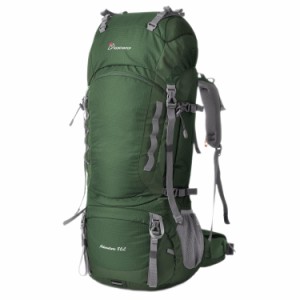 マウンテントップ（Mountaintop）バックパック 80L 登山 リュック 大容量 登山用 バッグ 大型 サック キャンプ ハイキング 防災 旅行 軽