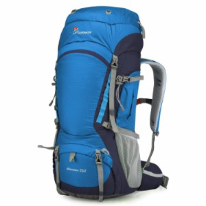 マウンテントップ（Mountaintop）バックパック 55L 登山 リュック 大容量 登山用 バッグ 大型 サック キャンプ ハイキング 防災 旅行 軽