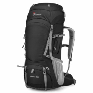 マウンテントップ（Mountaintop）バックパック 55L 登山 リュック 大容量 登山用 バッグ 大型 サック キャンプ ハイキング 防災 旅行 軽