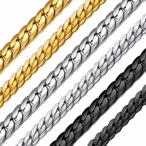 ChainsHouse 70cm 喜平 ネックレス チェーン メンズ シルバー 金属アレルギー ステンレス レディース アクセサリー 幅6mm