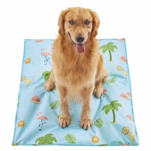 Norvy ペット ひんやりマット 大型犬 冷却マット ペットベッド 110×80cm 夏用ひんやりジェルマット 敷きパッド 暑さ対策 犬舎のため 収