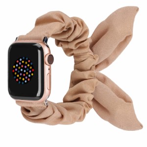 WOXDECO コンパチブル Apple Watch バンド シュシュ アップルウォッチ バンド シュシュ型 交換用ベルト Apple Watch Series SE/8/7/6/5/4