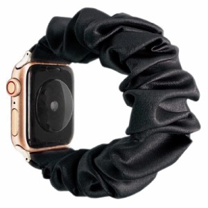 WOXDECO コンパチブル Apple Watch バンド シュシュ アップルウォッチ バンド シュシュ ベルト Apple Watch Series SE/8/7/6/5/4/3/2/1 