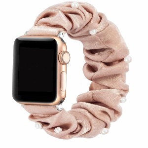 WOXDECO コンパチブル Apple Watch バンド シュシュ アップルウォッチ バンド 交換用ベルト Apple Watch Series SE/8/7/6/5/4/3/2/1 に対