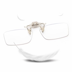 GO!GRM 老眼鏡 クリップ式 ブルーライトカット 前掛け老眼鏡 跳ね上げ式 リーディンググラス メガネの上から 軽量 コンパクト ユニセック