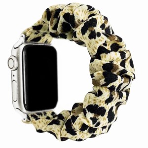 WOXDECO コンパチブル Apple Watch バンド シュシュ アップルウォッチ バンド 交換用ベルト Apple Watch Series SE/8/7/6/5/4/3/2/18 に