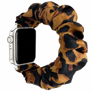 WOXDECO コンパチブル Apple Watch バンド シュシュ アップルウォッチ バンド 交換用ベルト Apple Watch Series SE/8/7/6/5/4/3/2/1 に対
