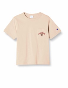 チャンピオン Tシャツ キッズ 半袖 丸首 綿100％ Relax Fit グラフィックロゴプリント ショートスリーブポケットTシャツ ベーシック CKSX